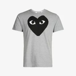 Comme Des Garçons Play Heart-print Cotton-jersey T-shirt