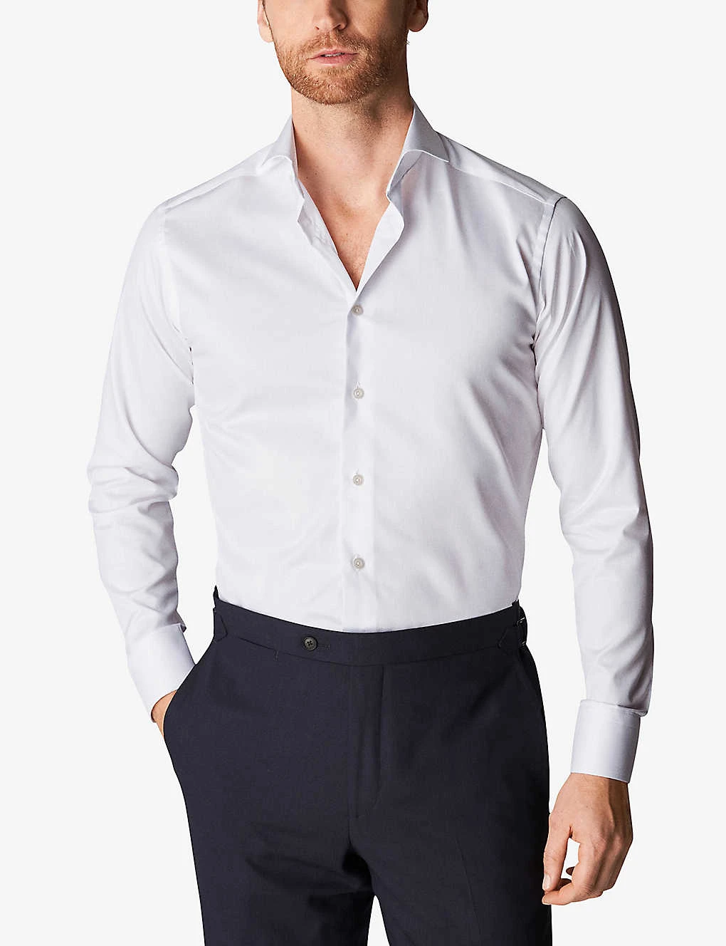 ETON Slim-fit Single-cuff Cotton-twill Shirt - Image 2