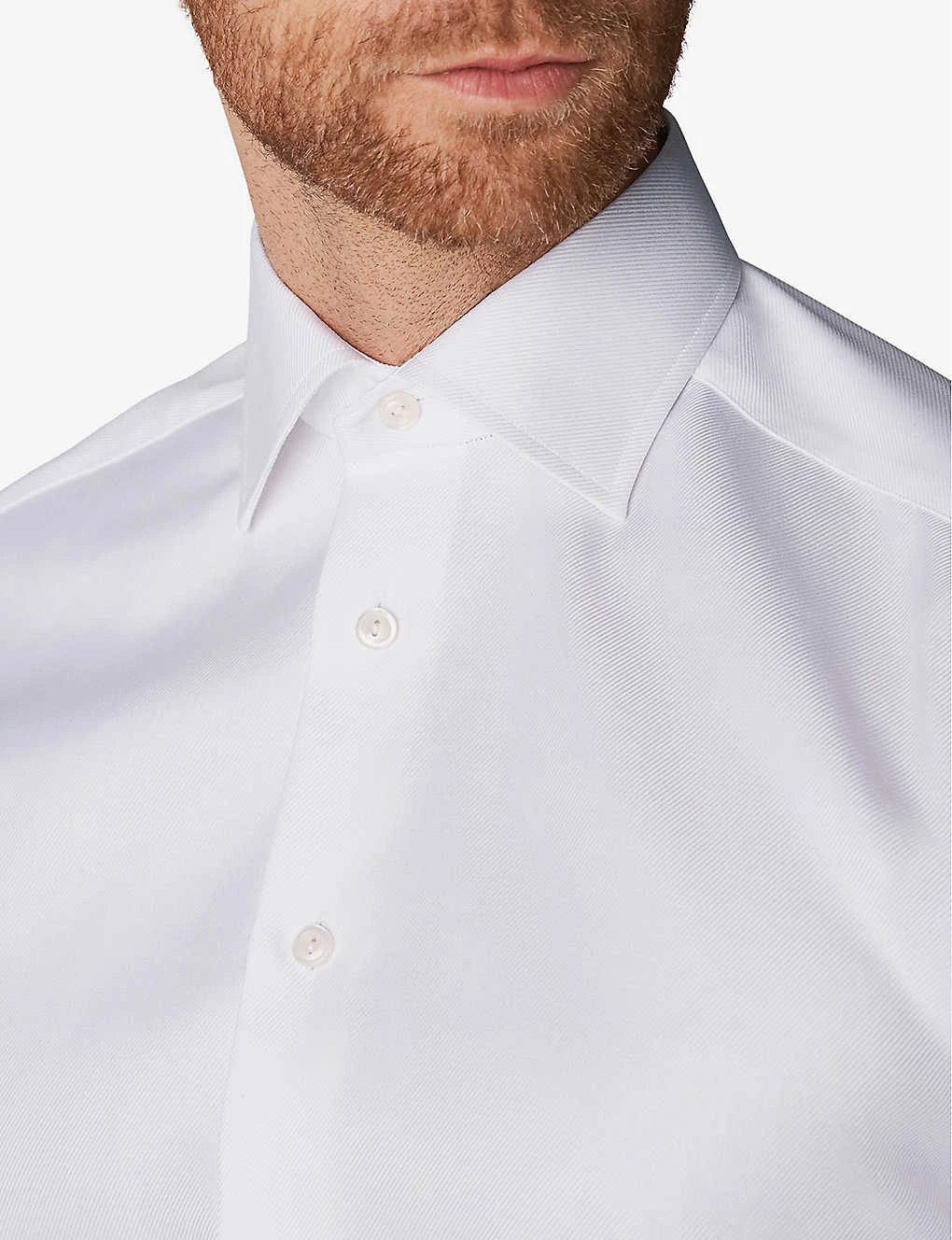 ETON Contemporary-fit Single-cuff Cotton-twill Shirt - Image 2