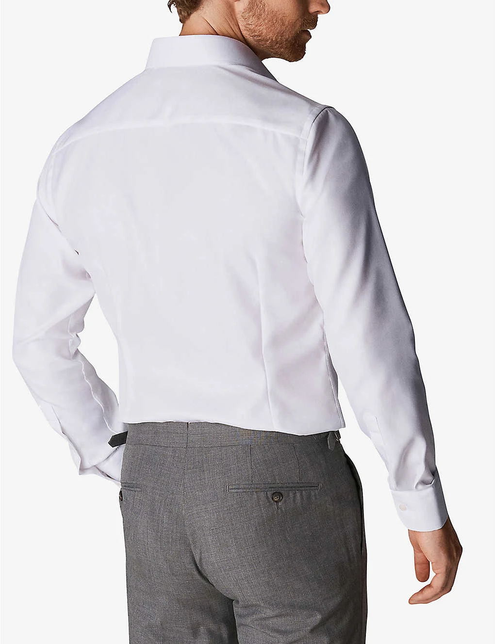 ETON Contemporary-fit Single-cuff Cotton-twill Shirt - Image 4