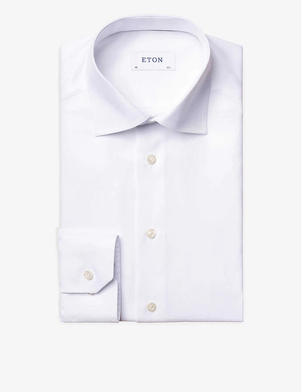 ETON Contemporary-fit Single-cuff Cotton-twill Shirt - Image 6