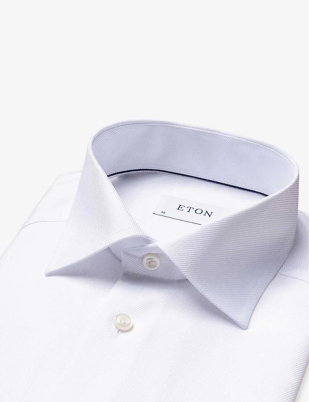 ETON Contemporary-fit Single-cuff Cotton-twill Shirt - Image 7