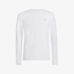 AllSaints Brace Long-sleeved Cotton-jersey Top