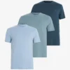 AllSaints Brace Tonic Pack Of Three Cotton-jersey T-shirts