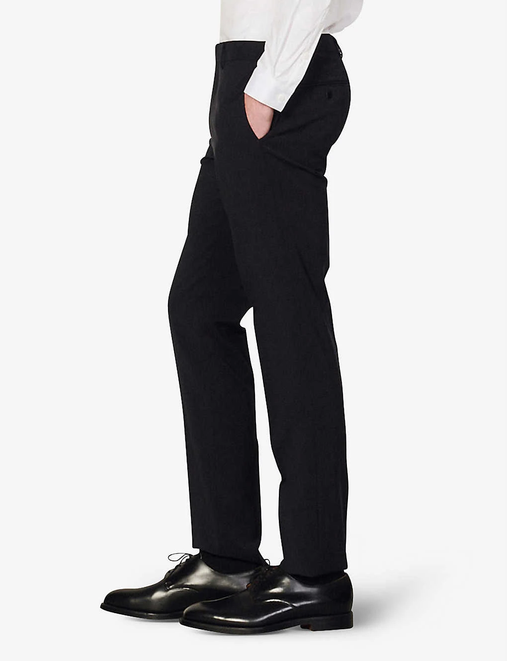 Sandro Mid-rise Wool Trousers - Image 4