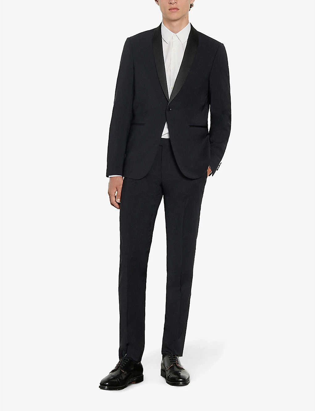 Sandro Shawl-collar Wool Tuxedo Jacket - Image 2
