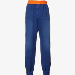 Gucci Striped Relaxed-fit Cotton Trousers