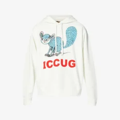 Gucci X Freya Hartas Graphic-print Cotton-jersey Hoody