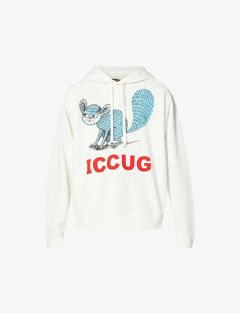 Gucci X Freya Hartas Graphic-print Cotton-jersey Hoody