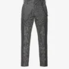 Hugo Chain-embellished Tapered Gabardine Trousers