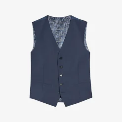 Ted Baker Sinjws Slim-fit Wool-blend Waistcoat