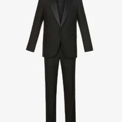 CORNELIANI Single-breasted Regular-fit Wool Tuxedo Suit