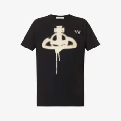 Vivienne Westwood Spray Orb Logo-print Cotton-jersey T-shirt