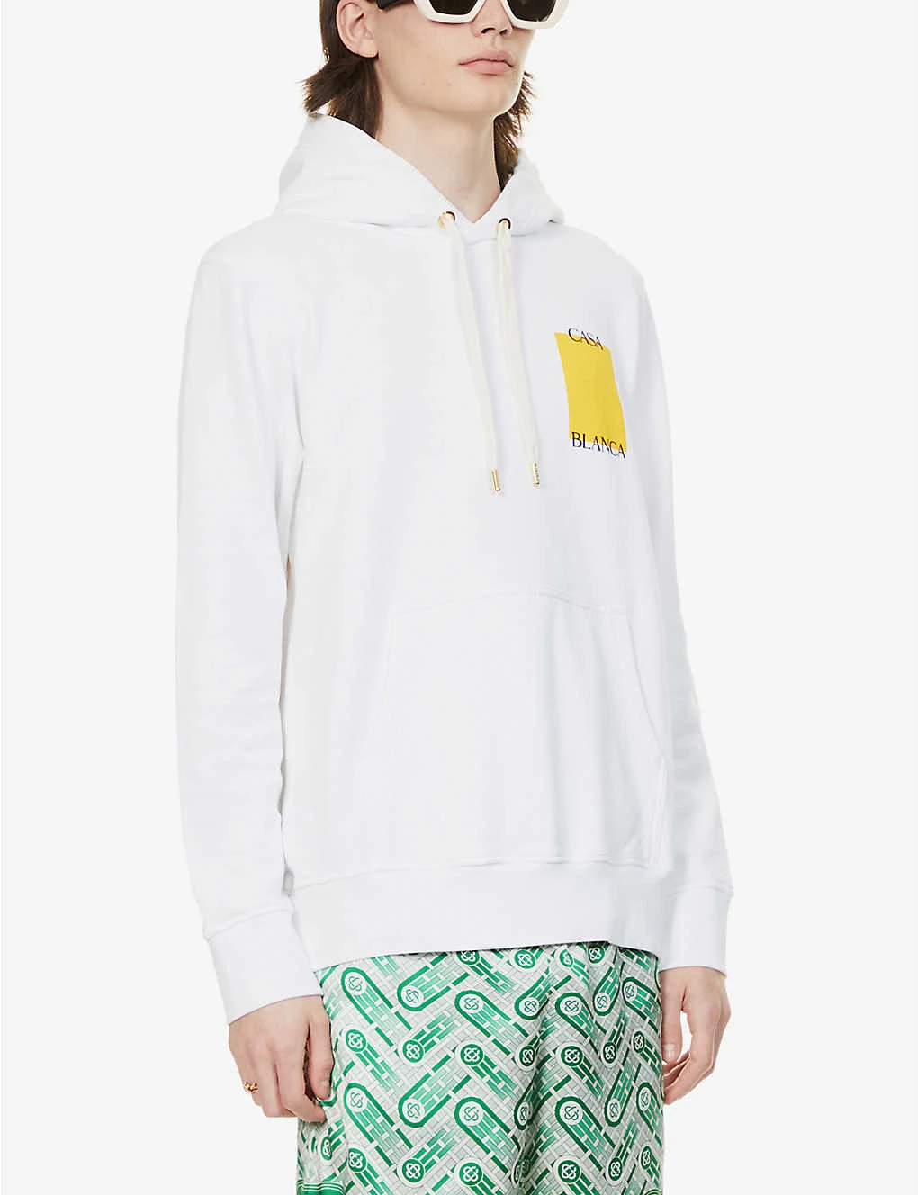 Casablanca Logo-print Organic-cotton Hoody - Image 3