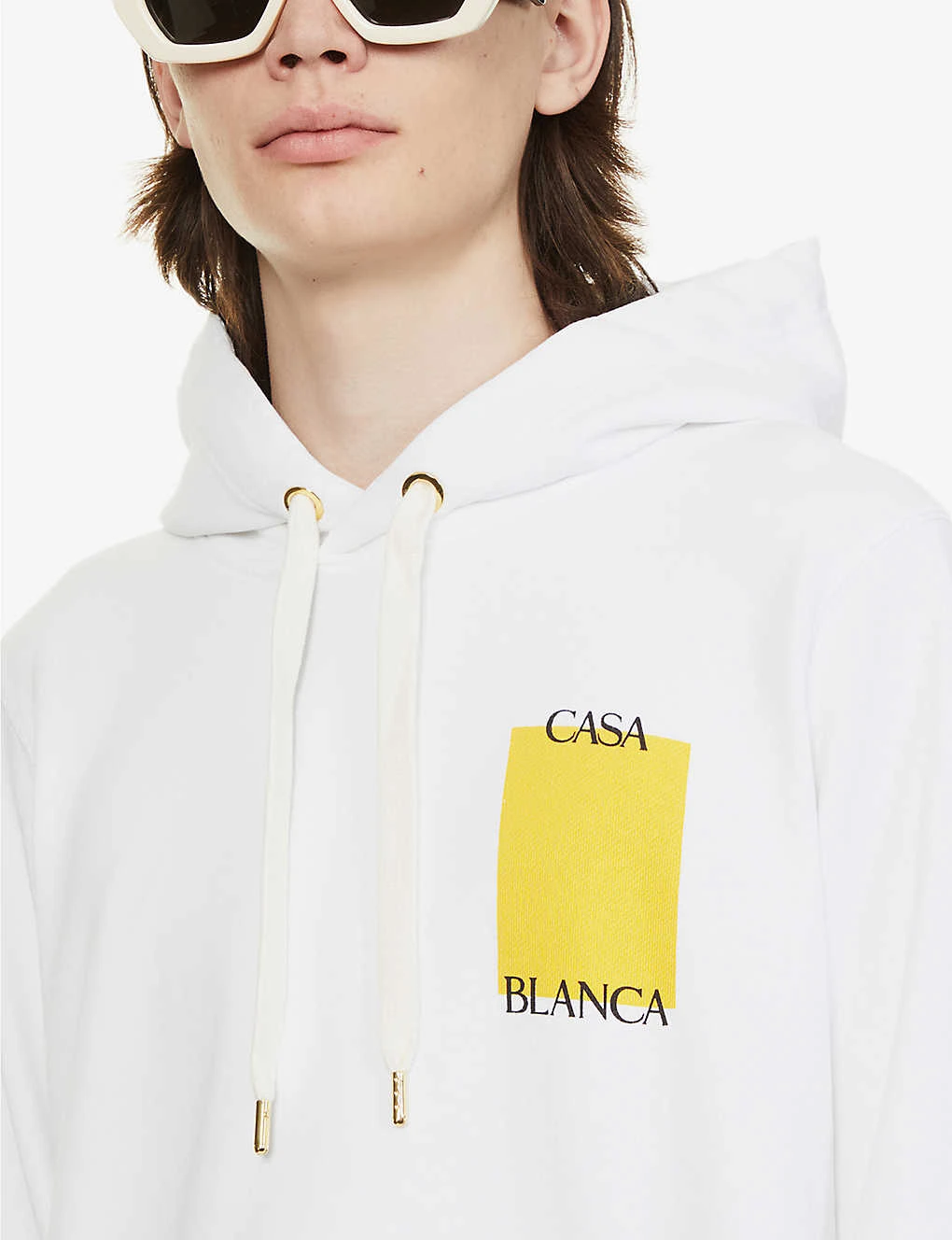 Casablanca Logo-print Organic-cotton Hoody - Image 5