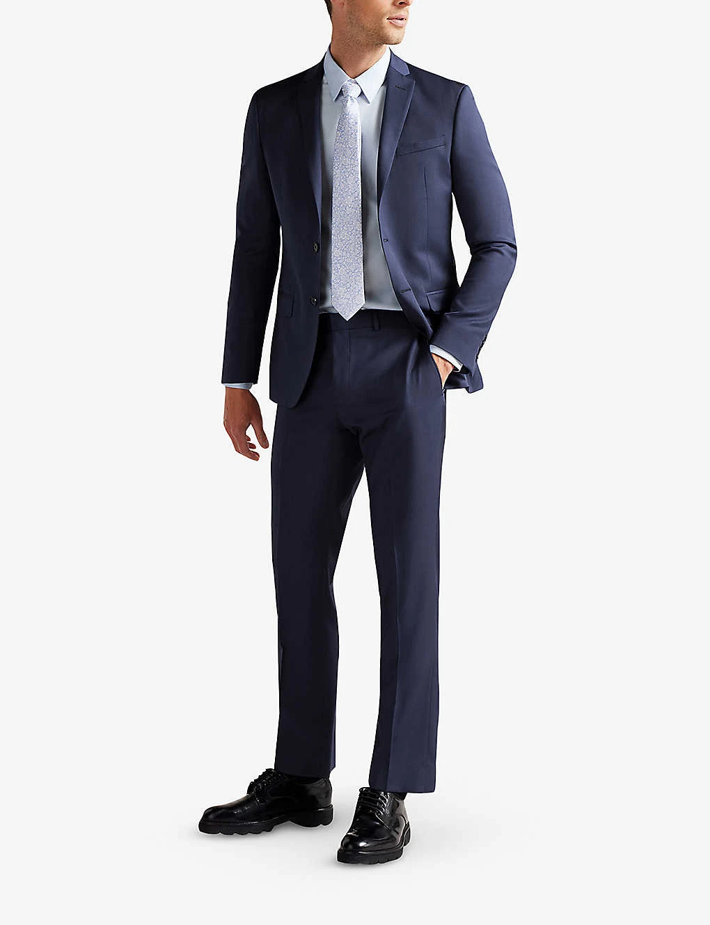 Ted Baker Perthjs Single-breasted Wool Suit Jacket - Image 2
