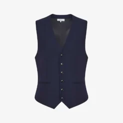 Reiss Bold Slim-fit Wool Waistcoat