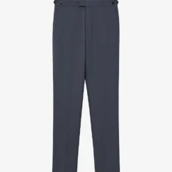 Reiss Fine Pressed-crease Wool Trousers