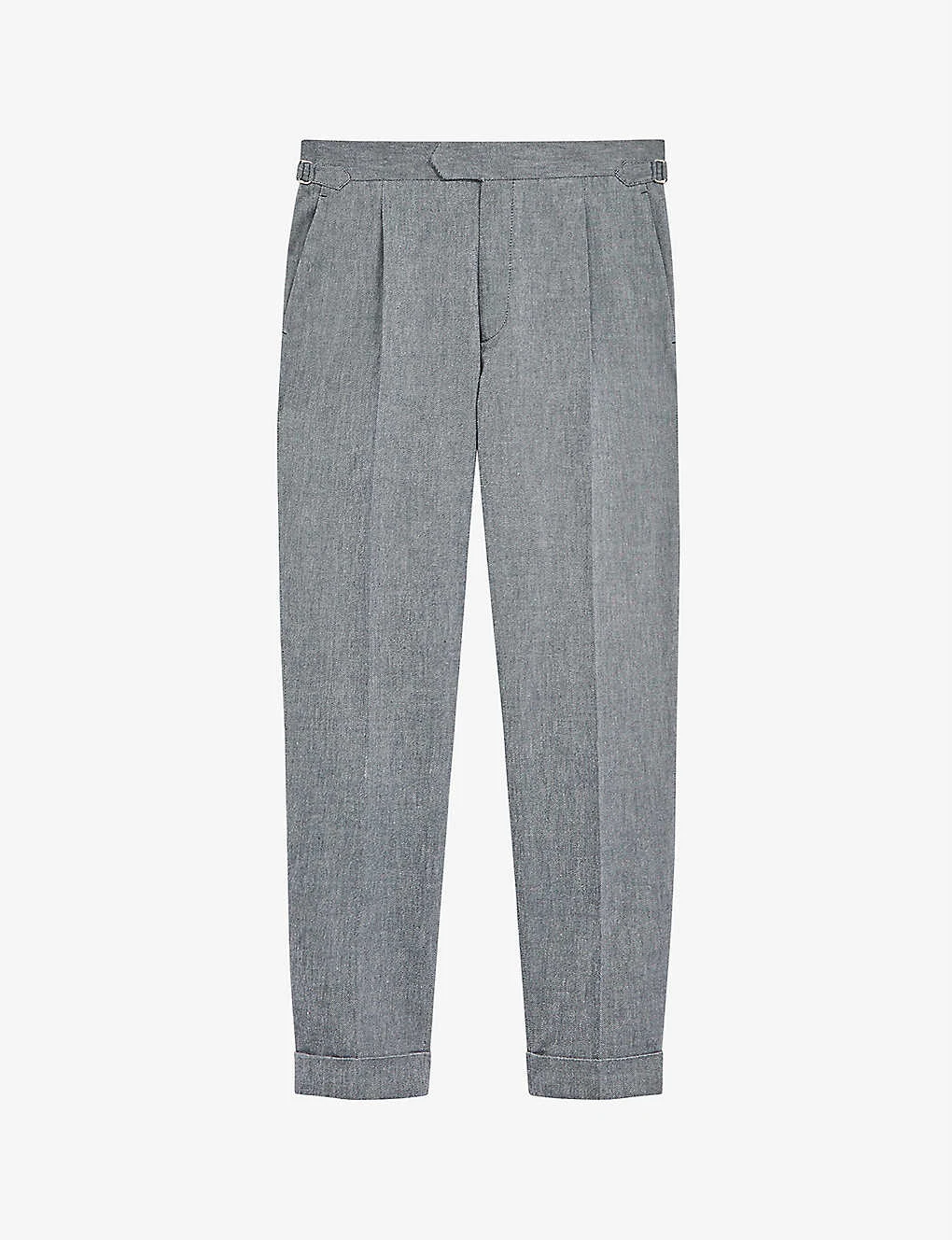 Reiss Map Tapered Mid-rise Stretch-woven Trousers