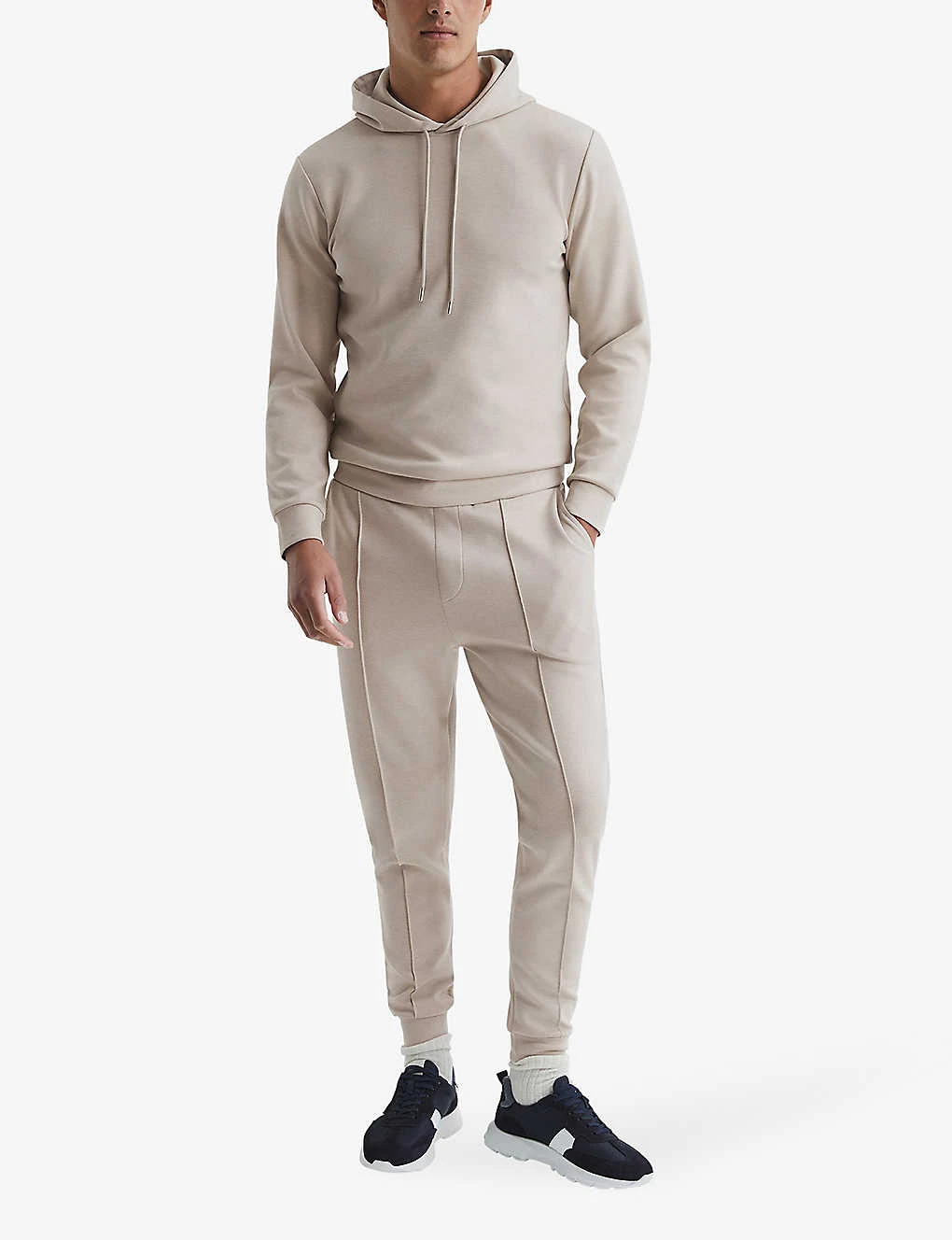Reiss Premier Seam Neoprene Jogging Bottoms - Image 2