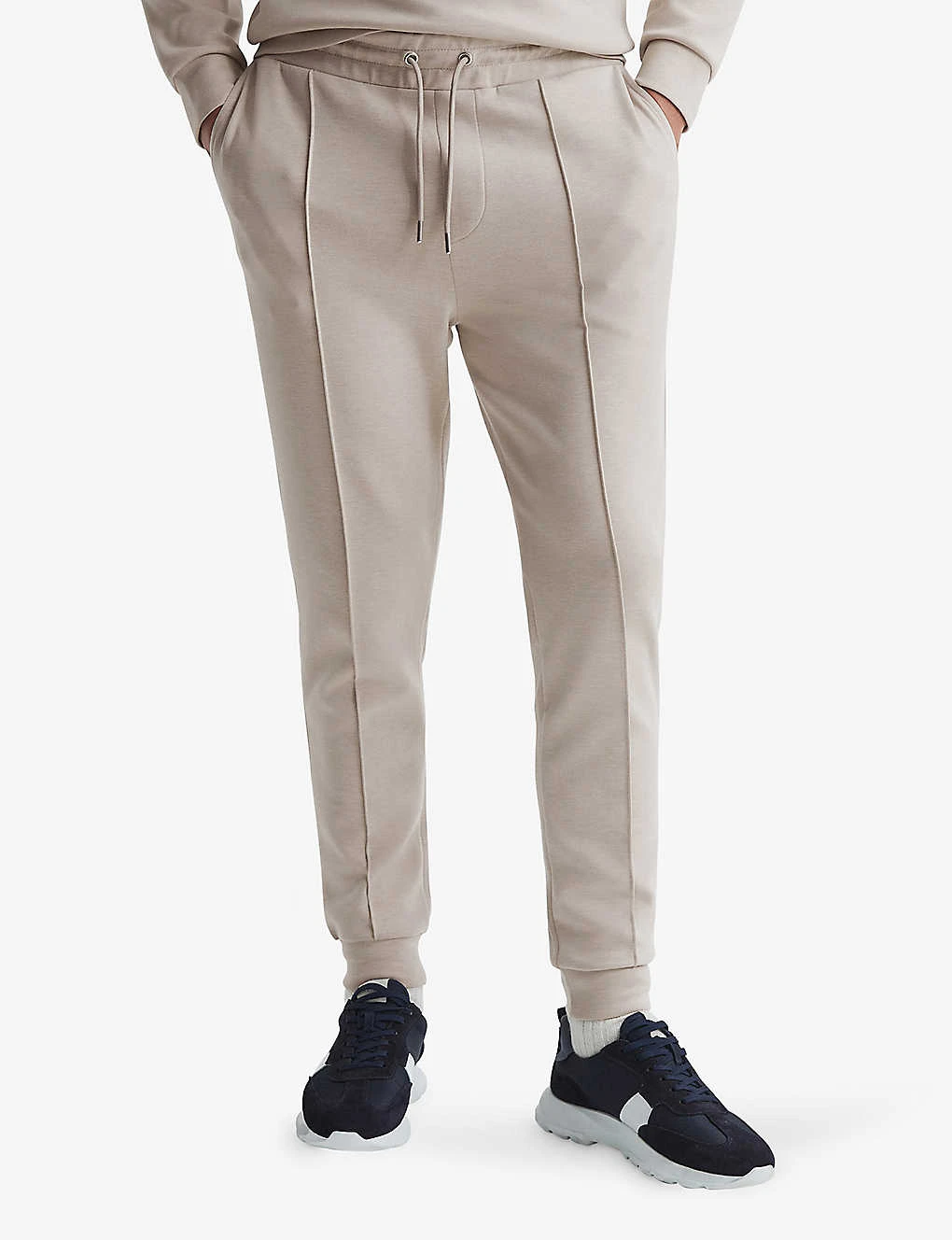 Reiss Premier Seam Neoprene Jogging Bottoms - Image 3