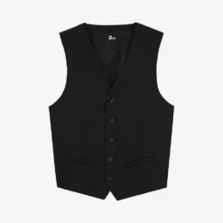THE KOOPLES Darted-front Slim-fit Wool Waistcoat