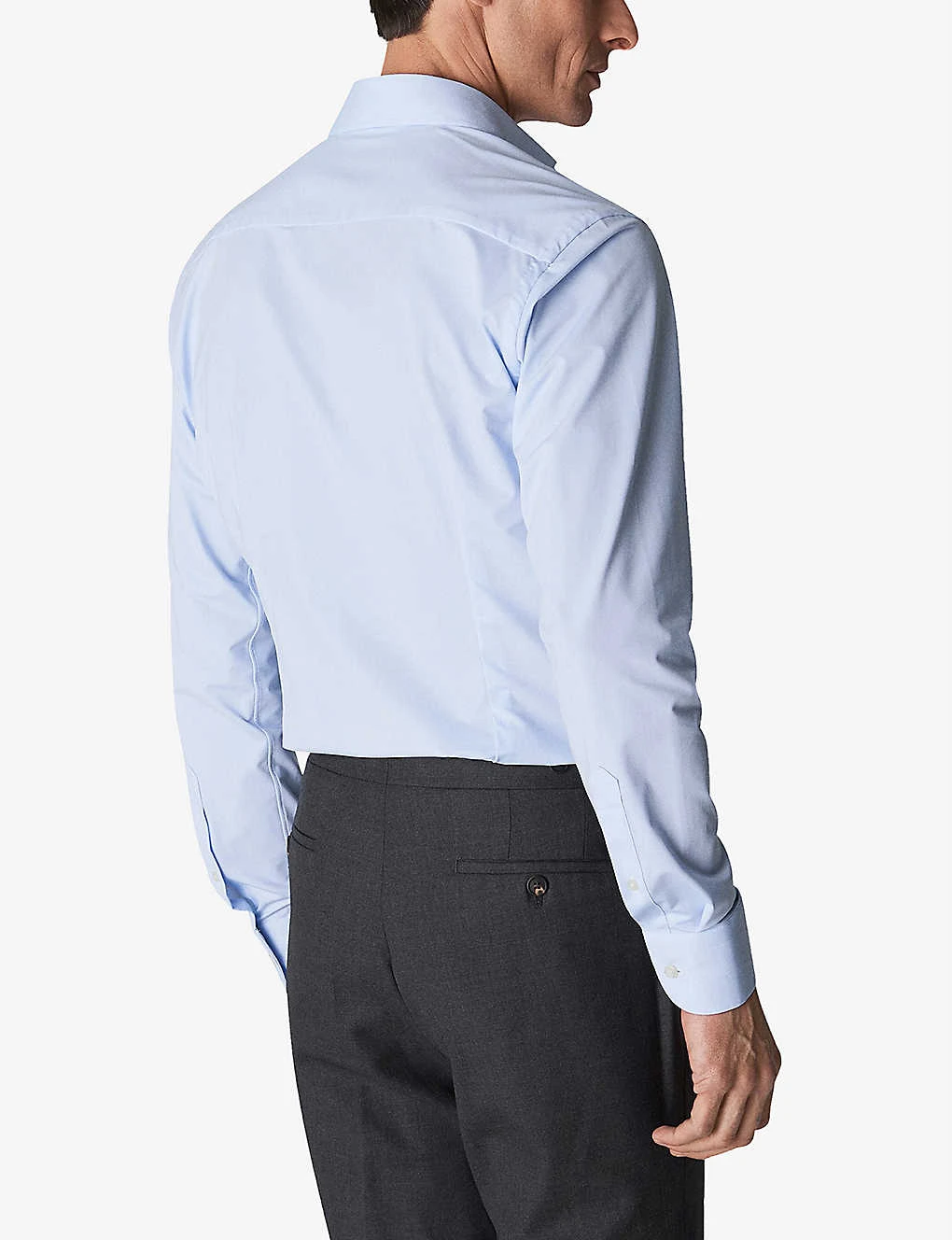 ETON Four-way Stretch Slim-fit Recycled-polyamide Shirt - Image 4