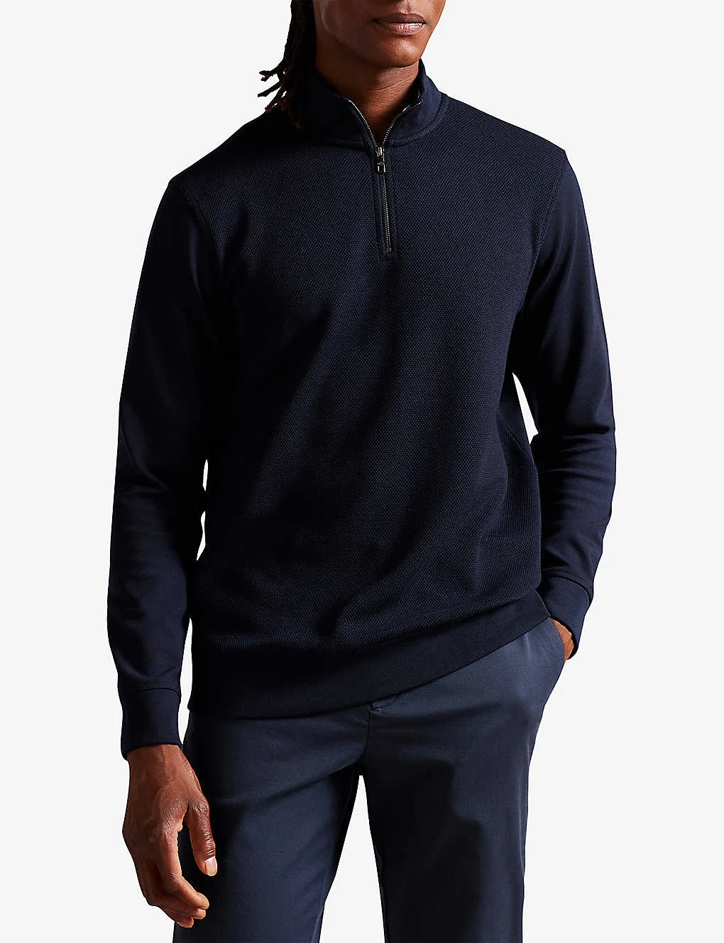 Ted Baker Funnel-neck Knitted Jumper - Image 3