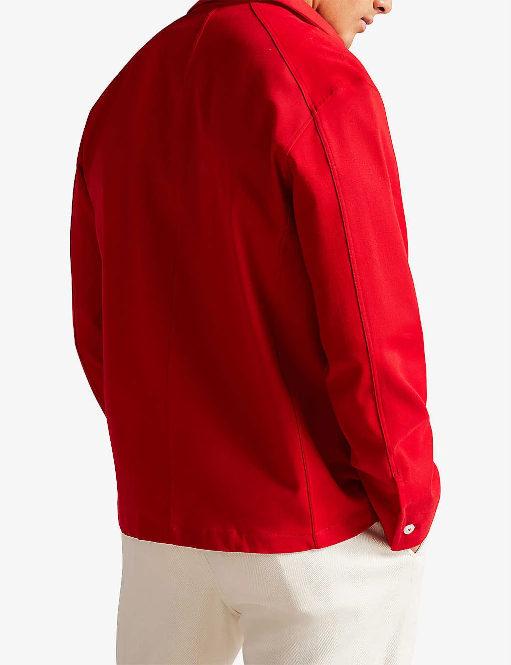 Ted Baker Arid Button-fastened Stretch-cotton Shirt - Image 4