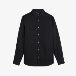 Ted Baker Altra Jacquard-pattern Cotton Shirt