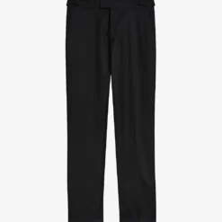 Ted Baker Lagant Slim-fit Wool And Silk-blend Trousers