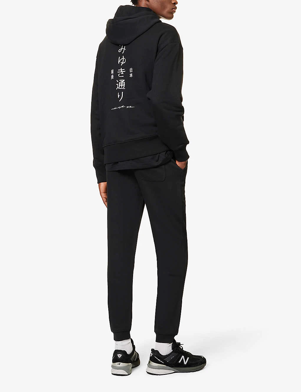 Street Graphic-print Ribbed-trim Organic Cotton-blend Hoody - Image 2