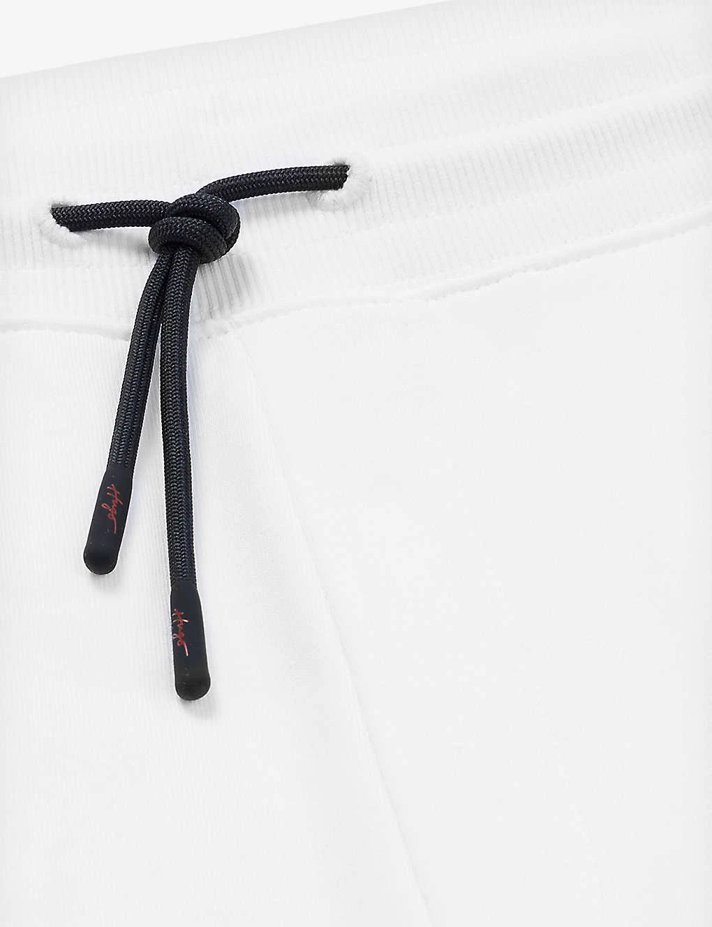 Hugo Brand-embroidered Drawstring-waist Cotton Jogging Bottoms - Image 5