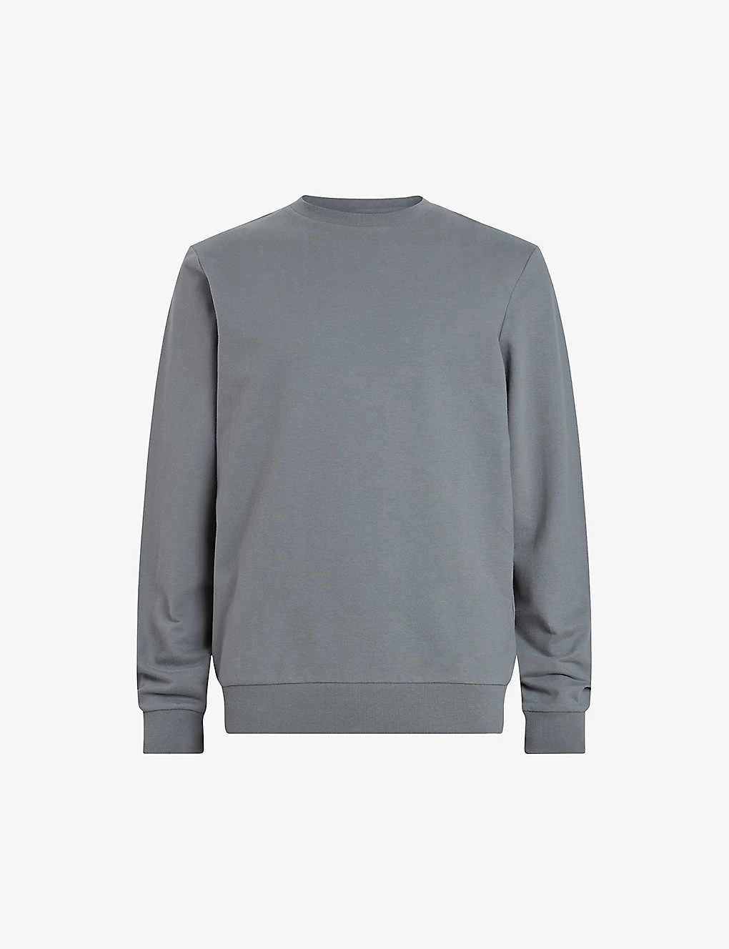 AllSaints Haste Ramskull-embroidered Organic-cotton Jumper