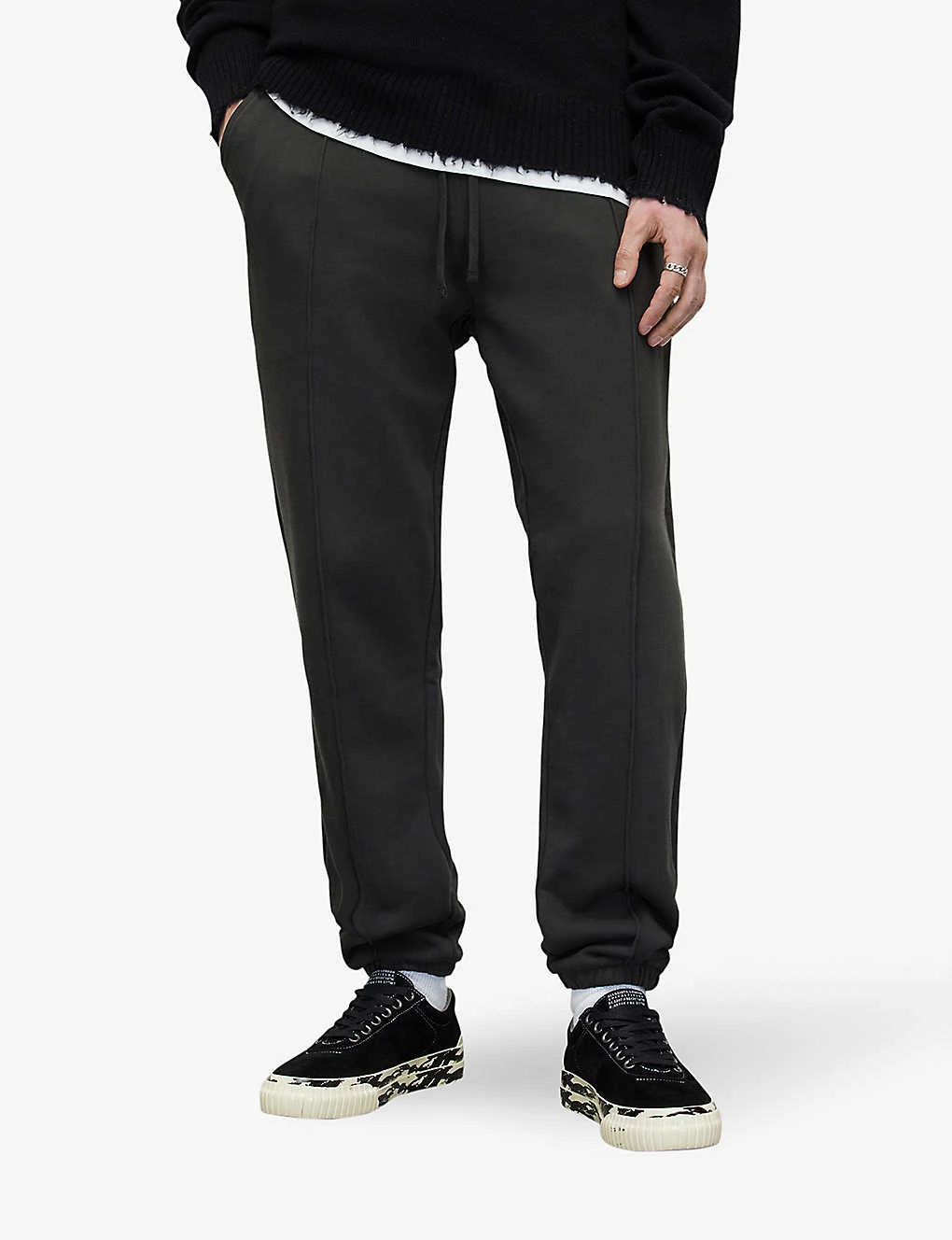 AllSaints Ari Straight-leg Organic-cotton Jogging Bottoms - Image 3