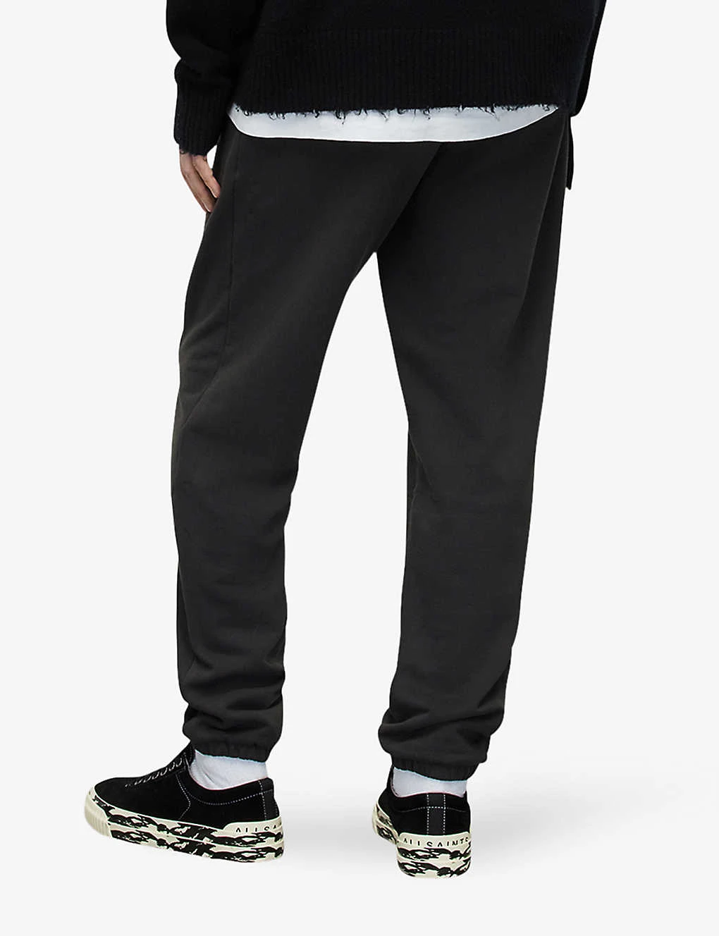 AllSaints Ari Straight-leg Organic-cotton Jogging Bottoms - Image 4