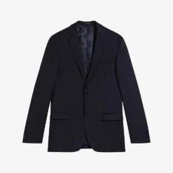 Ted Baker Skyejes Single-breasted Slim-fit Wool Blazer