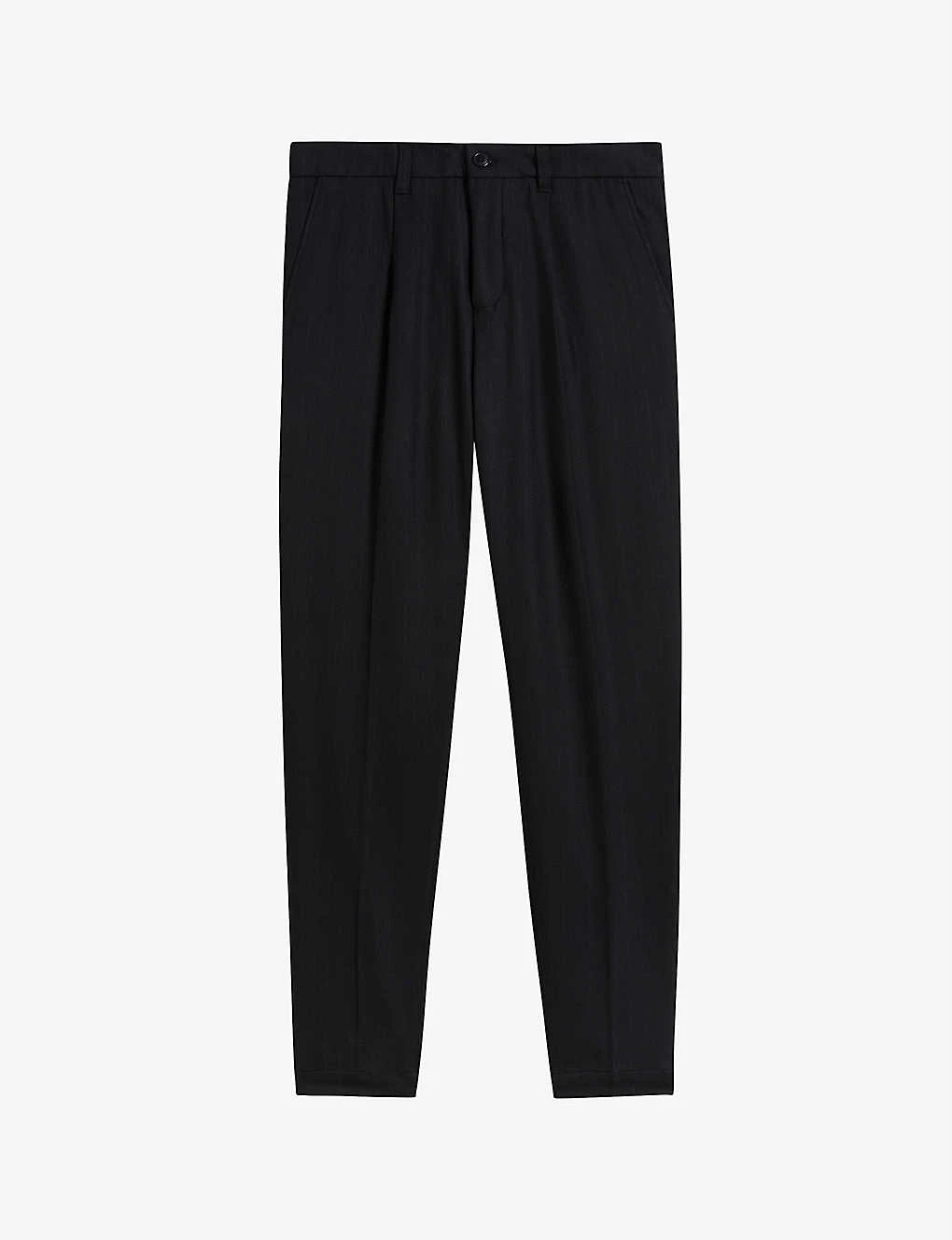 Ted Baker Skyets Slim-fit Straight-leg Wool Trousers