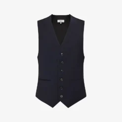Reiss Hope Regular-fit Stretch-woven Waistcoat