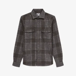 Reiss Marley Brushed Wool-blend Shirt