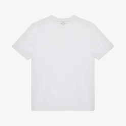 Reiss Cooper Honeycomb-texture Cotton-blend T-shirt