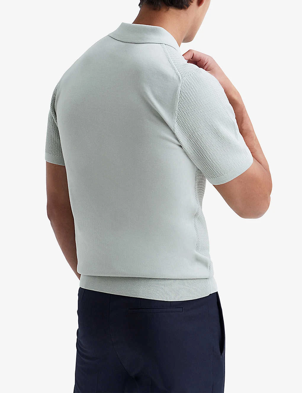 Reiss Bennie Slim-fit Cotton-knit Polo Shirt - Image 4