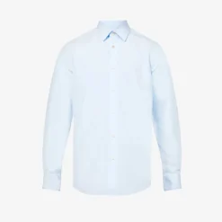 PAUL SMITH Tailored-fit Cotton-poplin Shirt