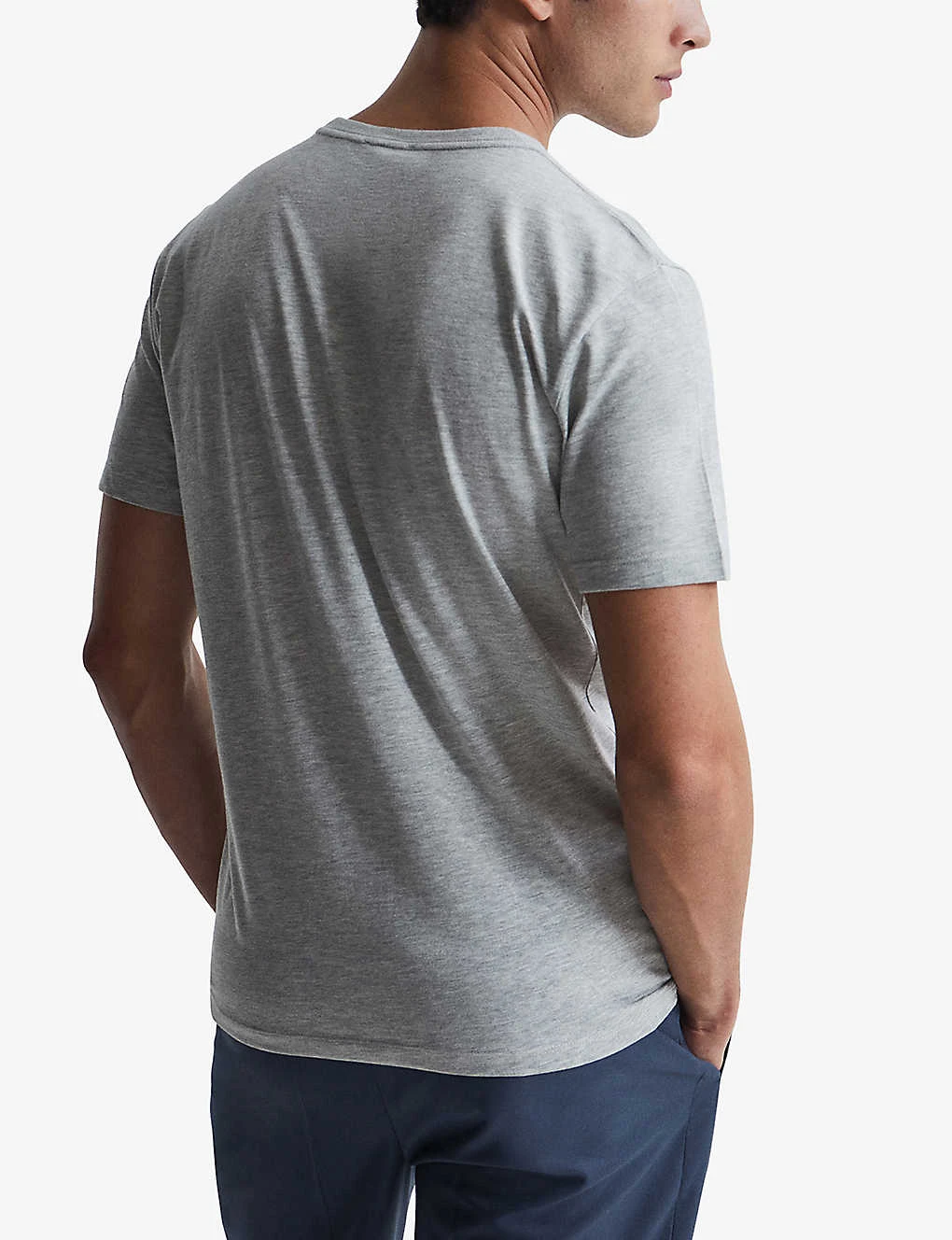 Reiss Bless Crewneck Cotton-jersey T-shirt - Image 4
