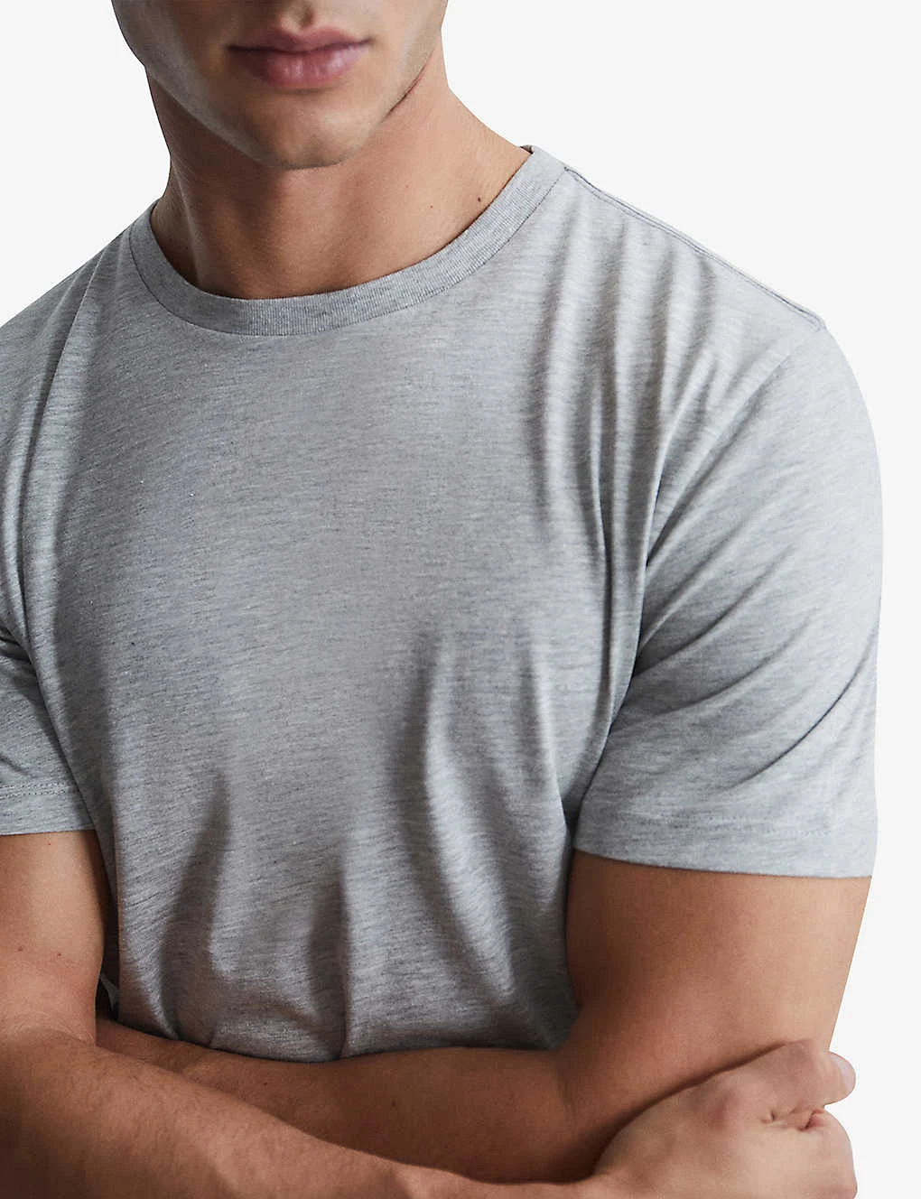 Reiss Bless Crewneck Cotton-jersey T-shirt - Image 5