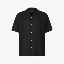 AllSaints Canal Relaxed-fit Recycled-viscose Shirt