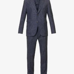 ELEVENTY Single-breasted Wool, Silk And Linen-blend Suit