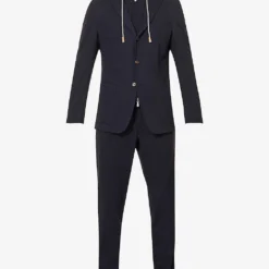 ELEVENTY Regular-fit Hooded Cotton-blend Suit
