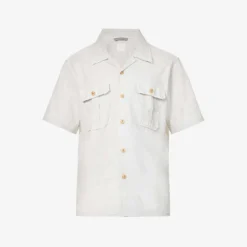 ELEVENTY Double-pocket Boxy-fit Linen-blend Shirt