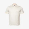 ETON Jacquard Knitted-texture Regular-fit Cotton Polo Shirt